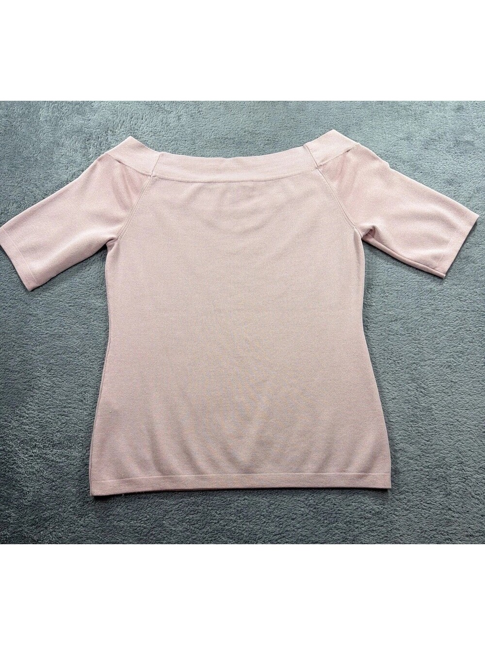 WHBM White House Black Market Pink Off Shoulder Knit Sweater - Picture 6 of 8